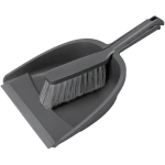 Комплект щетка - сметка с совком (темно-серый)