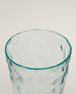 Zara Home бокал из пластика, цвет синий, 12 см