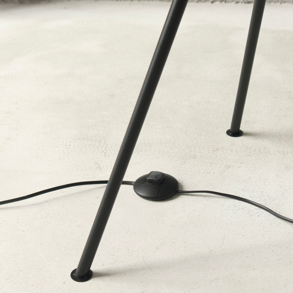 Торшер напольный красный с красным абажуром в стиле лофт, светильник напольный классический, Даг, E27, 60 Вт