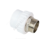 Муфта PP-R комбинированная белая Дн 50х2" НР под ключ VALFEX 10135150