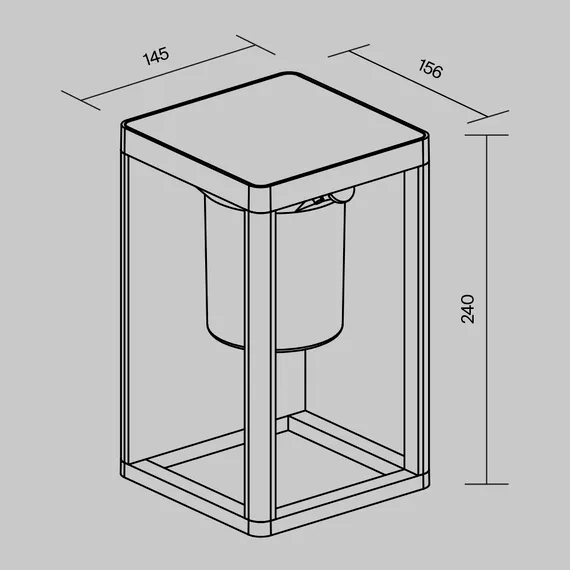 Настенный светильник (бра) Шаттер / Shatter 3000K 2Вт IP 54 Outdoor osl457wl-l2gf3k