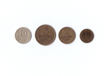 Набор монет (4 шт) 1971г. 1,2,3,10копеек XF