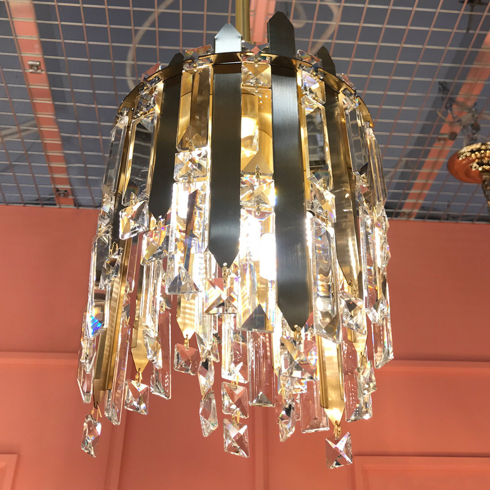 Подвесной светильник Cloyd ALCATRAZ-A P3 / Ø23 см - латунь (арт.10600)