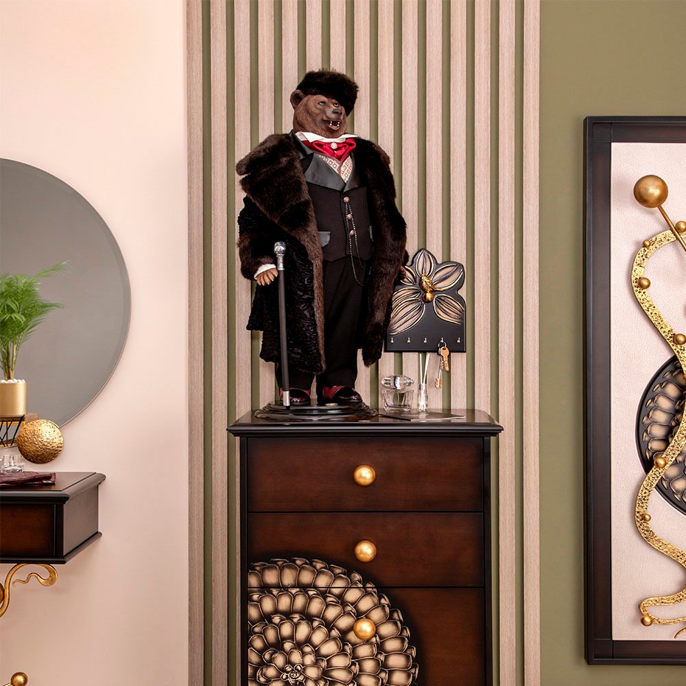 Кукла коллекционная Медведь Шаляпин