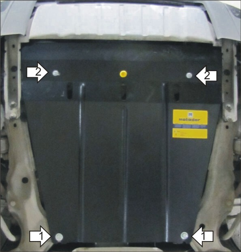Защита стальная 2 мм Д, КПП Volvo XC 90 MOTODOR.02619