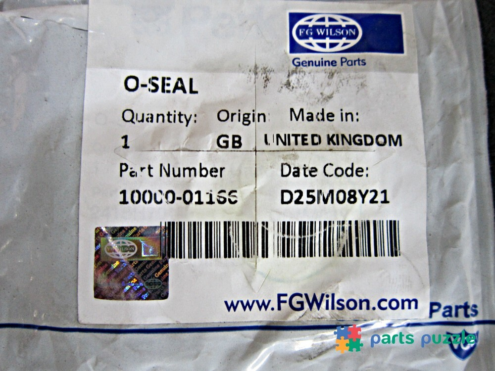 Кольцо уплотнительное / O-SEAL АРТ: 10000-01166