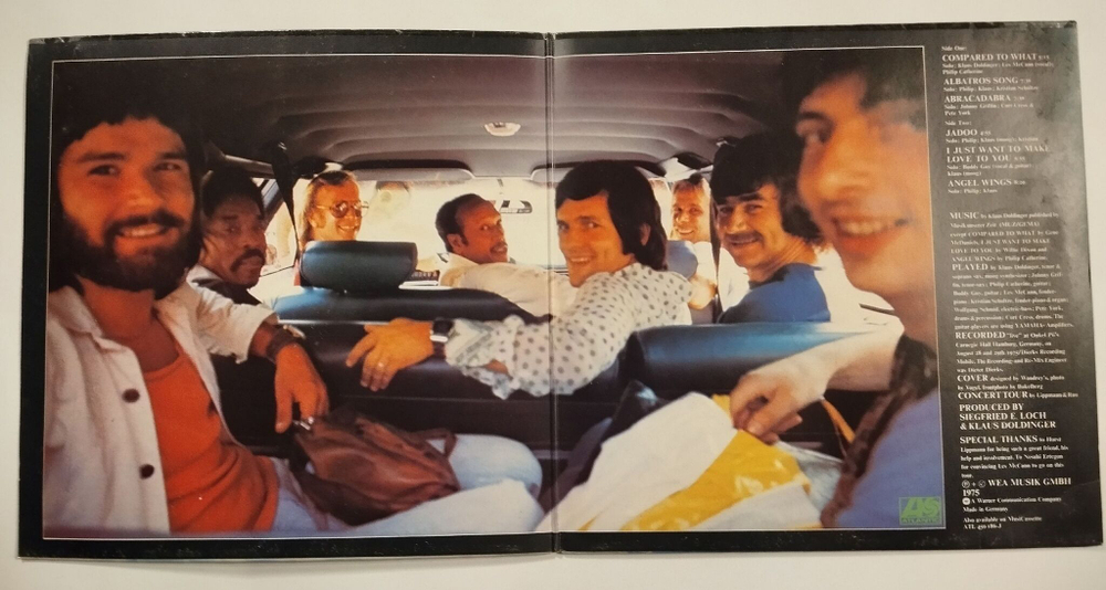 Винтажная виниловая пластинка LP Passport And Les McCann, Philip Catherine, Johnny Griffin, Buddy Guy, Pete York Doldinger Jubilee 75 (Germany 1975)