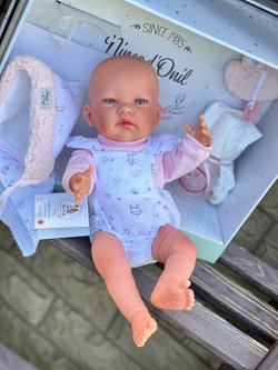 Кукла Реборн Nines 45см Rubi Girl виниловая (N0237)