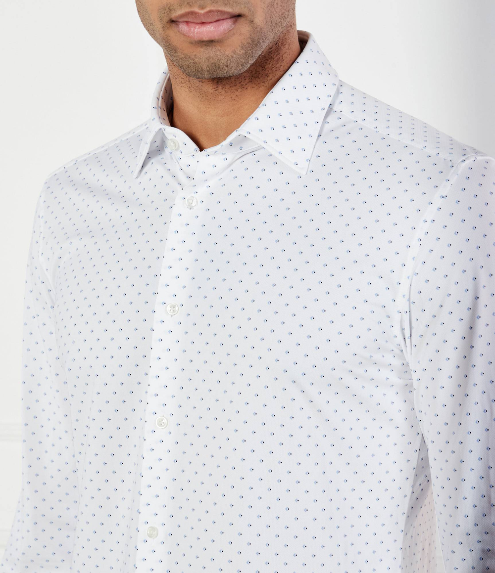 Рубашка P-HANK-kent-C1-222 BOSS BLACK - белый(50539416)