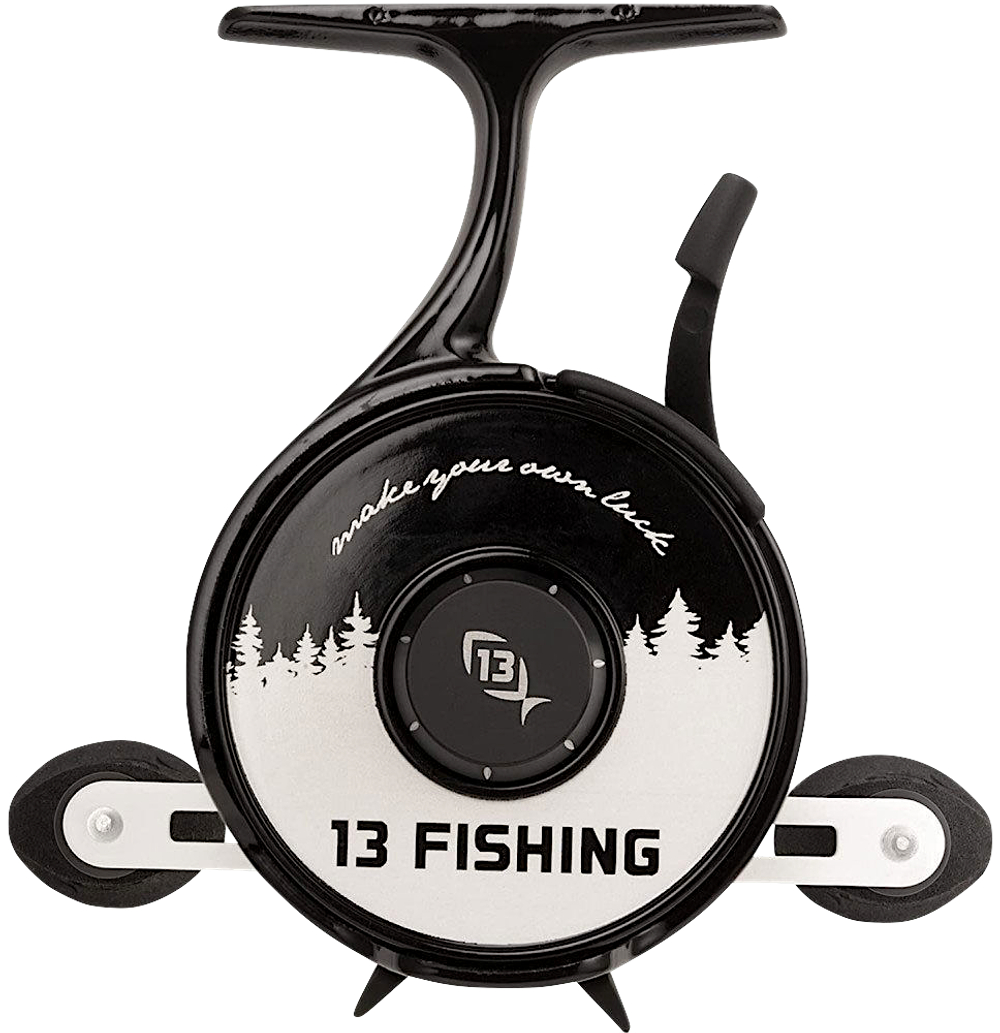 Катушка 13 Fishing FreeFall Carbon - Inline Ice Fishing Reel bb3+1 (2.5:1) BBCFFNW2.5-LH  Вес 175г 0.16мм-91м Нагр.3.0кг 48см/об Northwoods Edition Gear Ratio - LH Retrieve