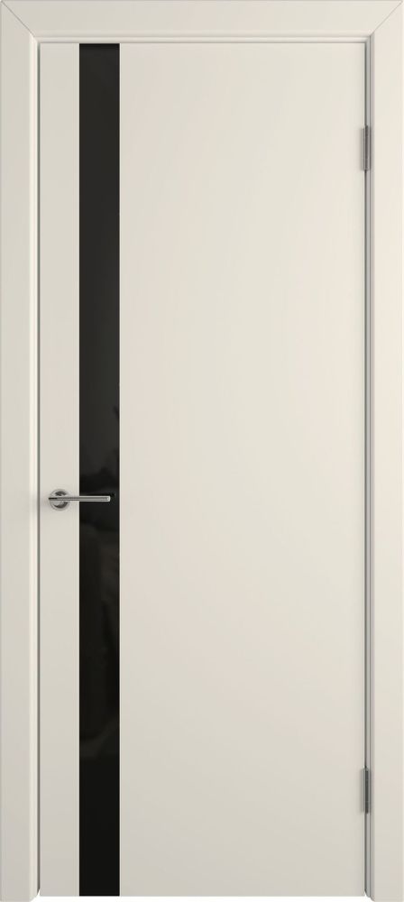 Дверь Niuta Ett / Ivory / Black Gloss / Владимирские двери