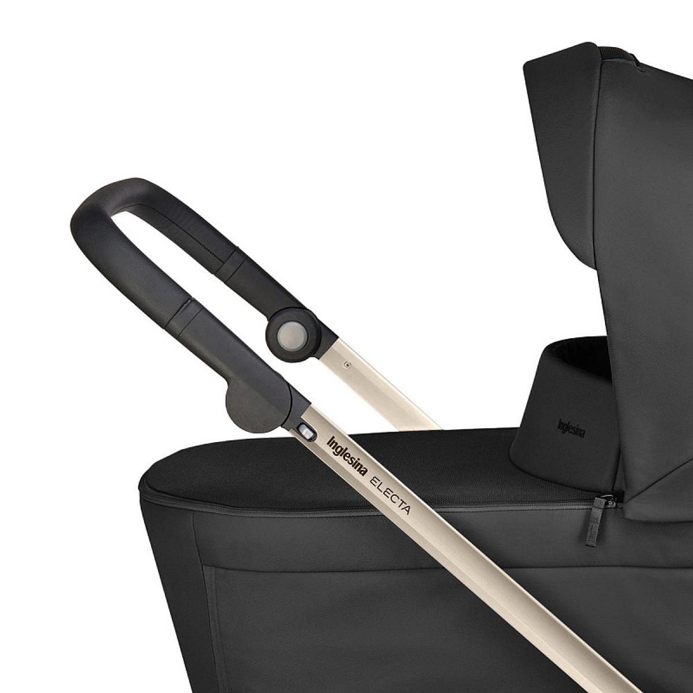 Коляска 3 в 1 Inglesina Electa System Quattro DRW 2025 с подставкой под люльку Upper Black