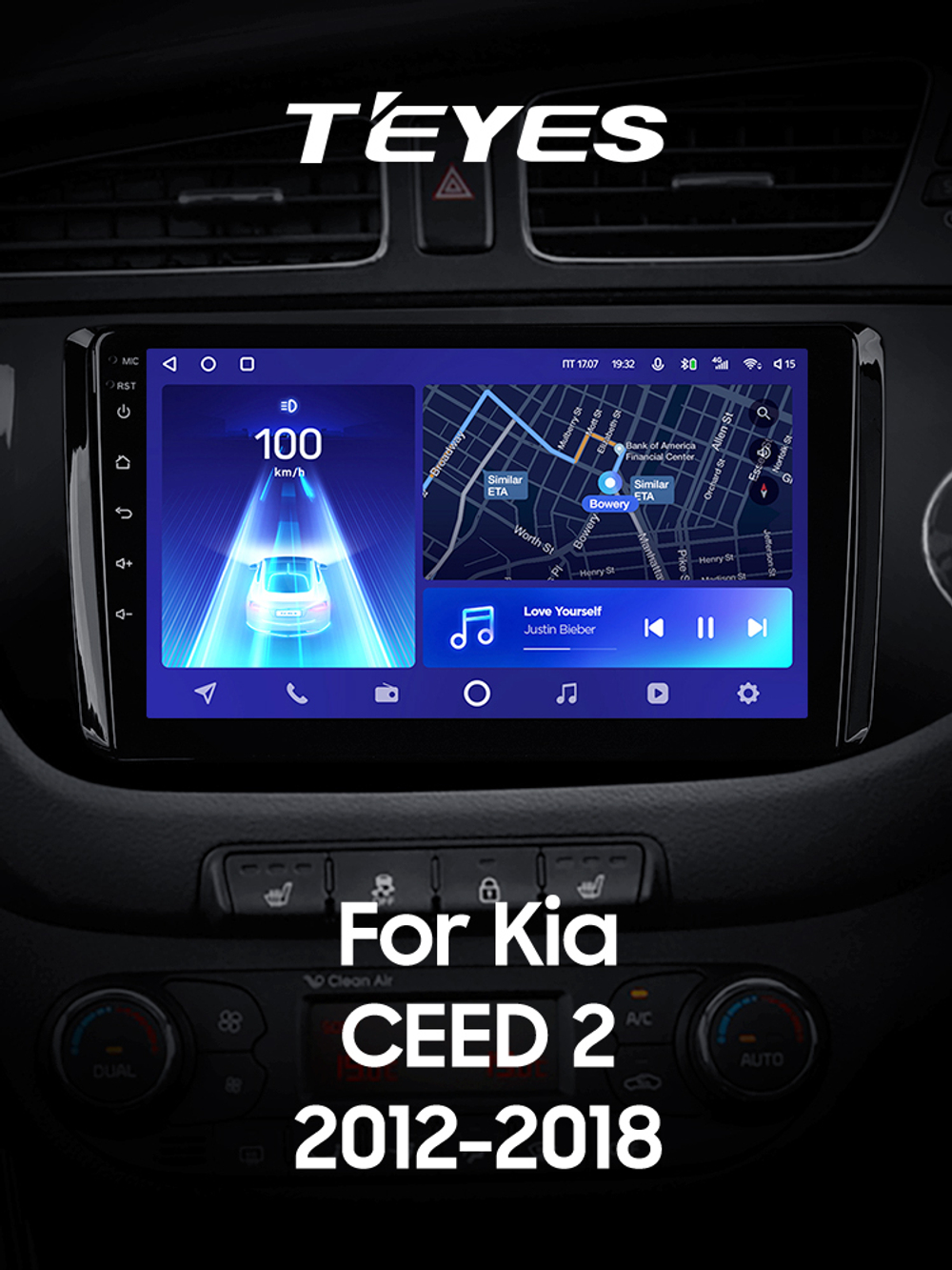 Teyes CC2 Plus 9"для KIA Ceed 2 2012-2018