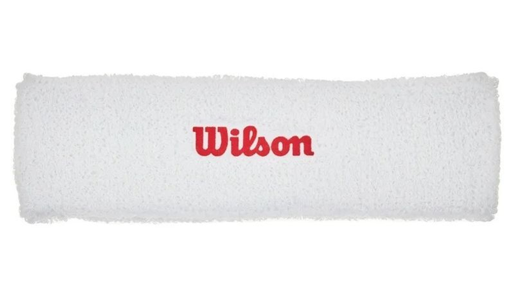 Повязка на голову теннисная Wilson Headband - белый