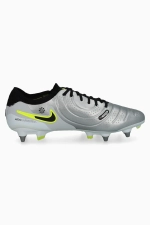 Бутсы Nike Tiempo Legend 10 Elite SG-PRO Player Edition - серебряный