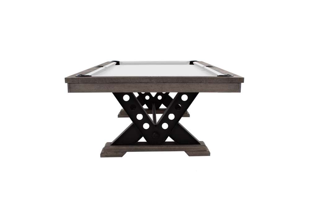 Бильярдный стол для пула RASSON "Vienna" 8 футов (серебристый)