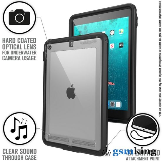 Catalyst Waterproof Case for iPad 10,2-inch (7th & 8th & 9th Gen) 2019-20-21 Stealth Black (Чёрный)