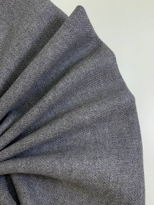 Костюмная шерсть, серый, меланж EC#72