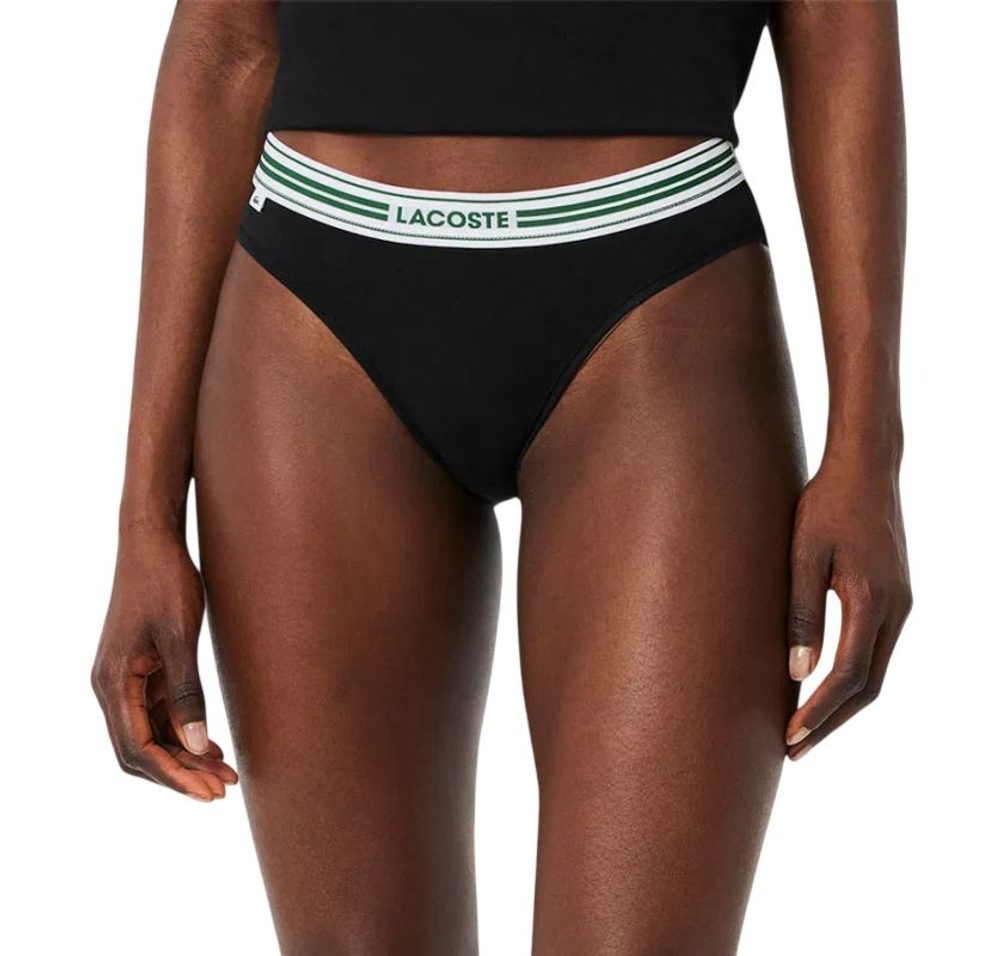 Женские трусики Lacoste Heritage 1P - black