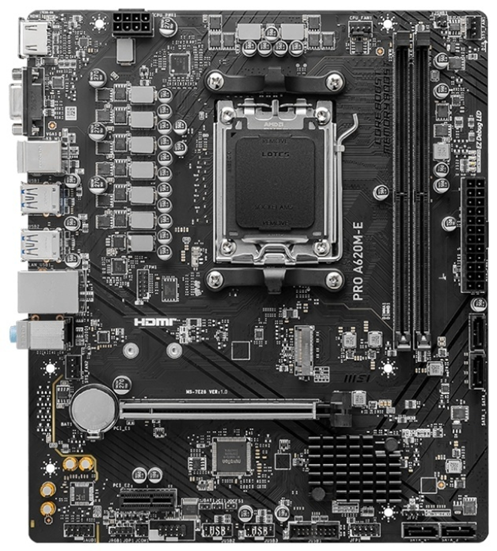 Материнская плата MSI PRO A620M-E