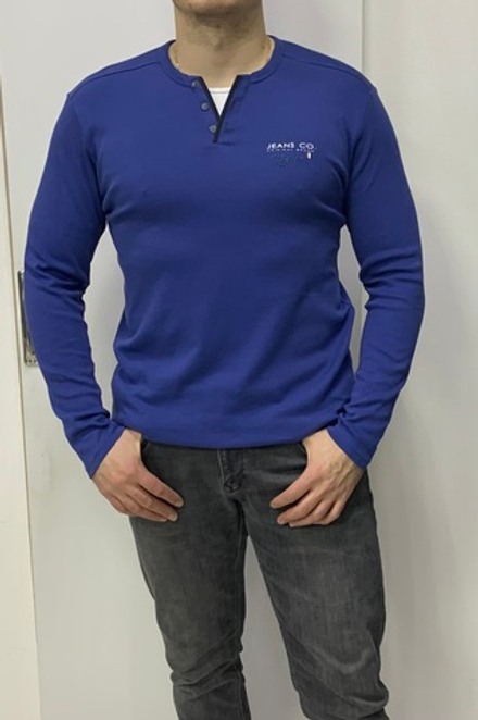 Мужской джемпер-толстовка с белой отделкой