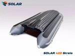Лодка надувная моторная solar-420 strela jet tunnel