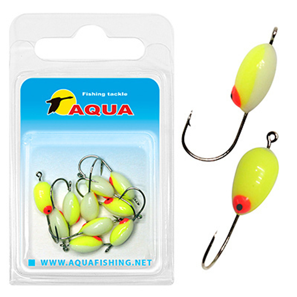 Мормышка фосфорная №06, крючок №12 (2 упакпо 10 шт) 0,08g