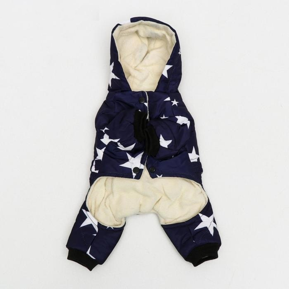 Комбинезон "Звездочки" XL, ДС 35 см; ОШ 32 см; ОГ 49 см