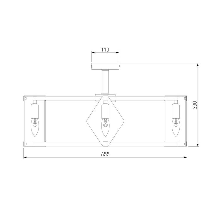 Потолочная люстра Eurosvet Aragon 60126/8 черный Smart