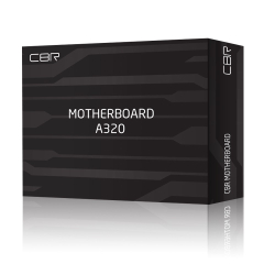 Материнская плата CBR A320 ( Chipset A320, Socket AM4, 2*DDR4, mATX, VGA+HDMI, 1*PCIEx16,1*PCIEx1, 1*M.2(NVME), 4*SATA3, 2*USB2.0 + 4*USB3.0, LAN 1Gb)