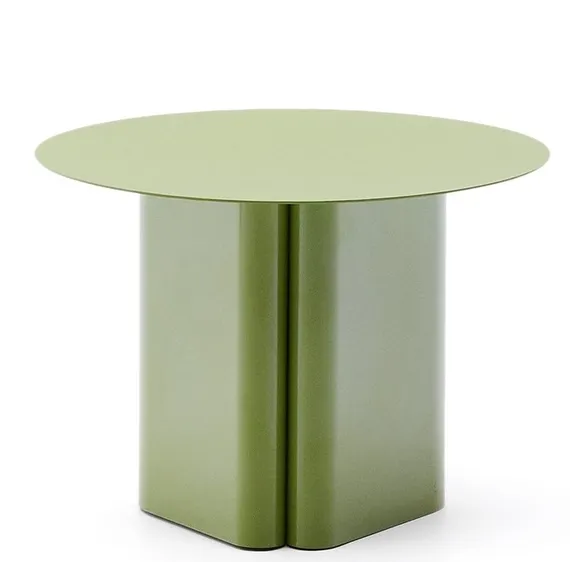 Журнальный столик Arvin Ø55x38 см, зеленый металл