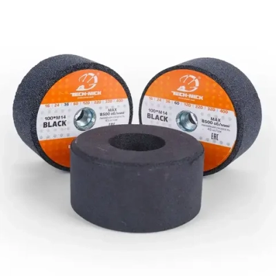 Шарошка бакелитовая прямая д.100(h50)мм Soft №60/М14 TECH-NICK