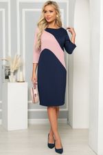 Платье "Ингрид" (пинк энд блю) П4928 LT Collection