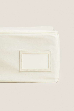 ZARA HOME КОРОБКА-ОРГАНАЙЗЕР БОЛЬШОГО РАЗМЕРА, ЭКРЮ