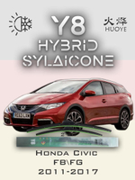 Щетки стеклоочистителя HUOYE Y8 650/450 мм на Honda Civic | Hook/J-Hook