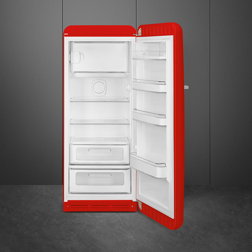 Холодильник однокамерный красный Smeg FAB28RRD5 фото