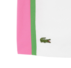 Теннисные шорты Lacoste Sport Colourblock Panels Lightweight - white/fushia pink/billiard green