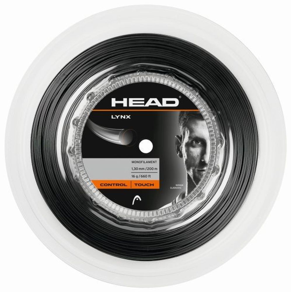 Теннисные струны Head LYNX (200 m) - черный