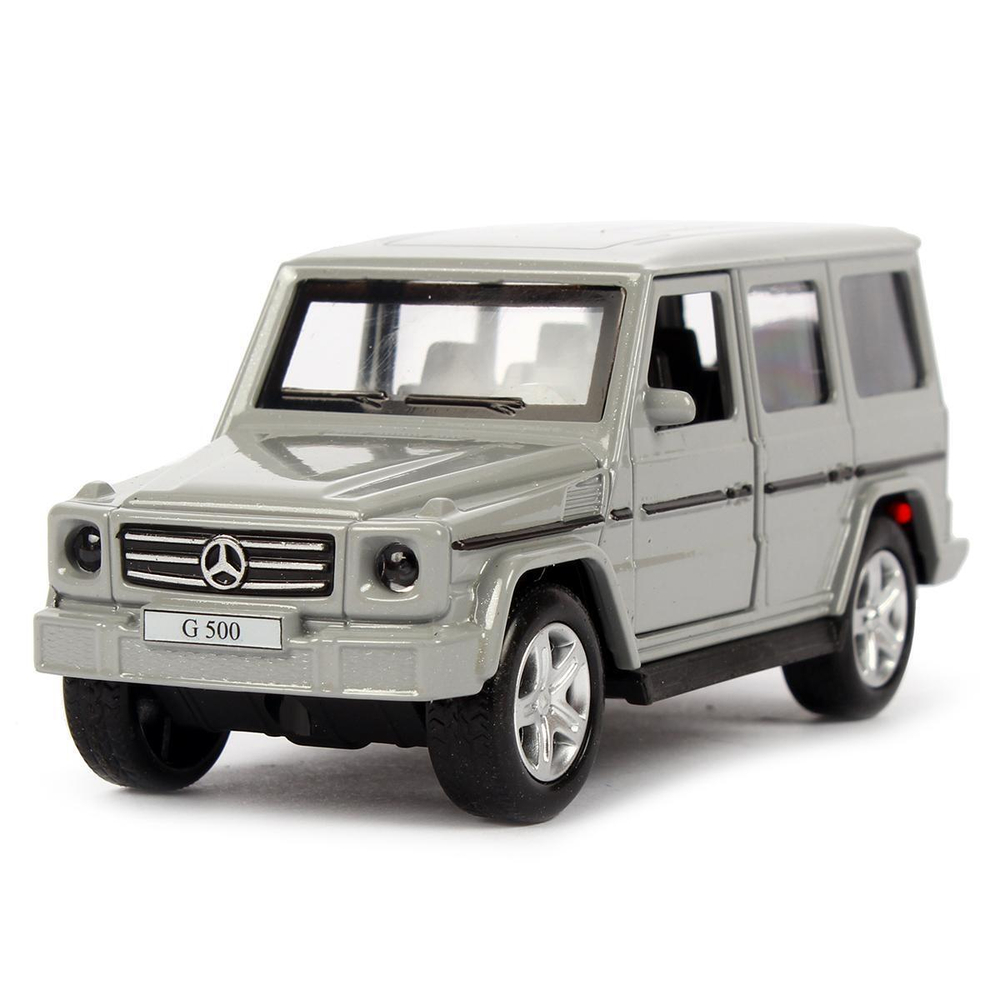 Модель ин. мет. "Mercedes-Benz G-class" 12см, двери, багажн, темно-серый, коробка GCLASS-12-GY (Технопа