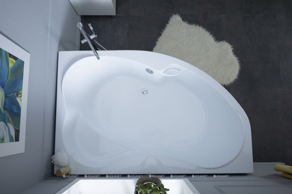 Акриловая ванна Aquanet (Акванет) Capri 170x110 R с каркасом