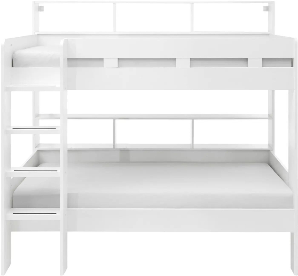 Кровать двухъярусная Гаус 90х200 с ящиком, белый