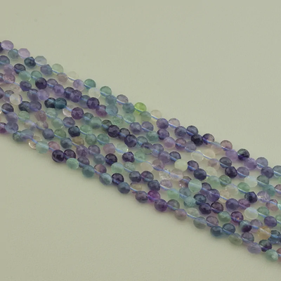 Нитка Флюорит 38 см. (Без замка)