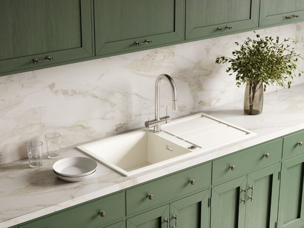 Мойка Omoikiri Kitagawa 100-WH Artceramic | Белый