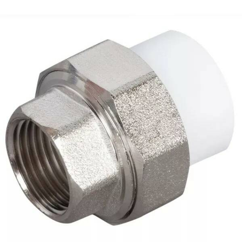 Муфта комбинированная разъемная (Американка) внутренняя резьба PN25 d20х1" раструбная