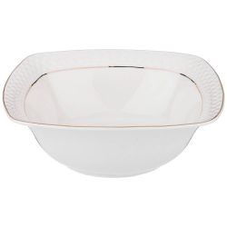 САЛАТНИК LEFARD "ДИАМАНД ГОЛД" КВАДРАТ 21*21*7СМ 1300МЛ (КОР=12ШТ.)