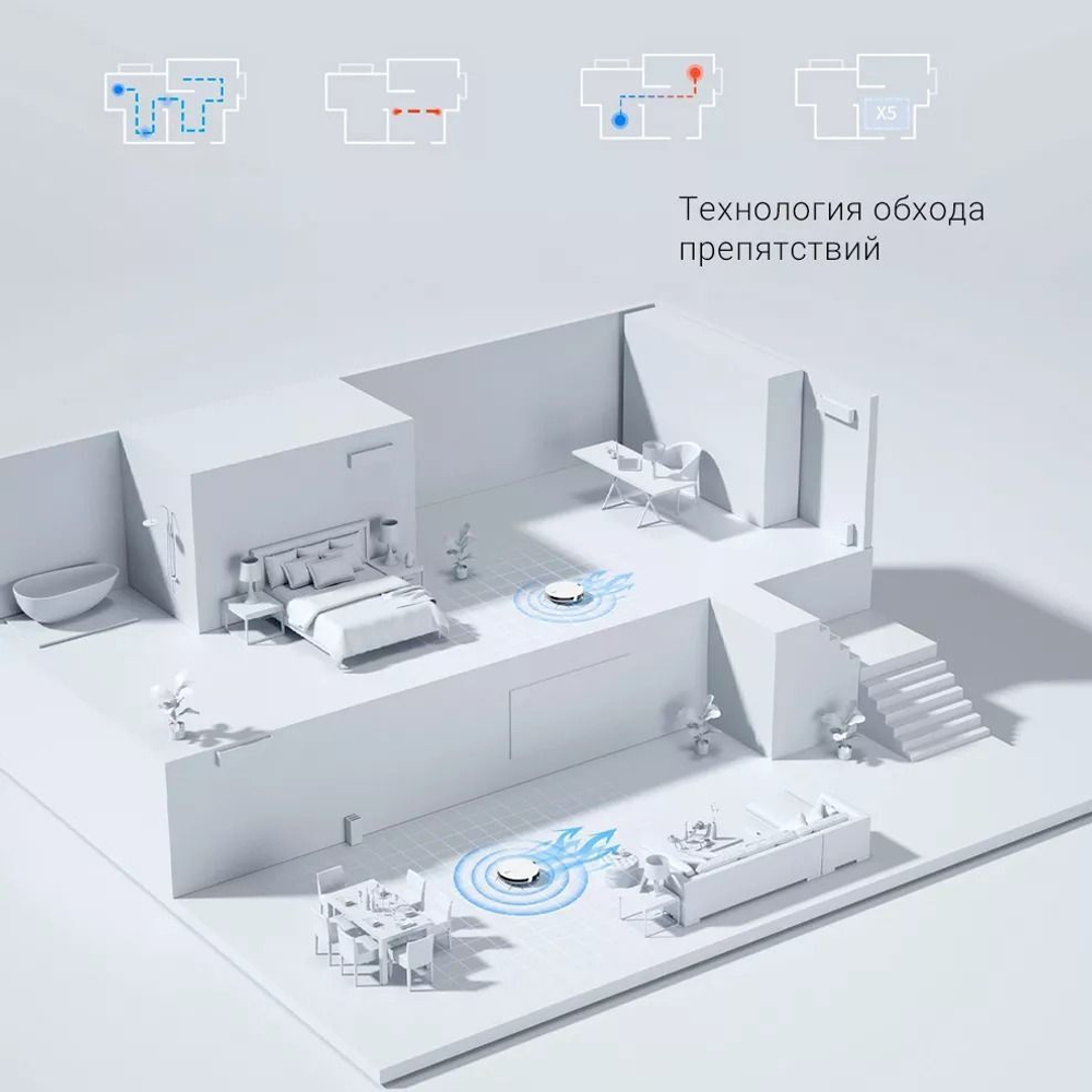 Робот-пылесос Lydsto G2D, black