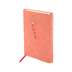 Ежедневник датированный А5 BRAUBERG "Jacket" розовый (117400)