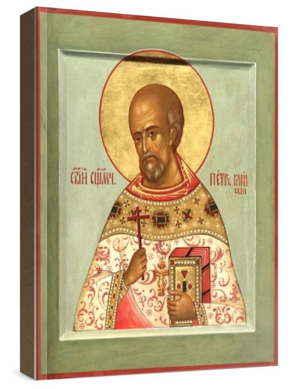 Петр Клинский (рукописная икона)