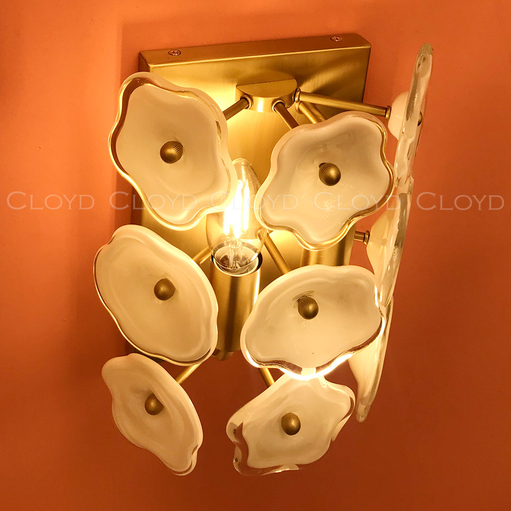 Бра Cloyd EFIOPIA W2 / выс. 28 см - латунь (арт.20393)