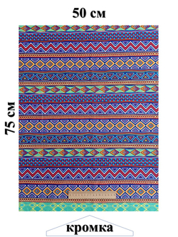 Набор ткани для пэчворка, рукоделия и шитья, 4 отреза по 50см*75см, бязь 100% хлопок, Набор №ТН3